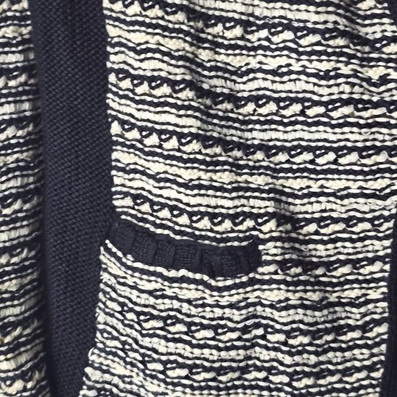 Matty M Women’s XS Striped Cardigan Snap Button Front Pockets Stretchy Knit - Picture 10 of 16